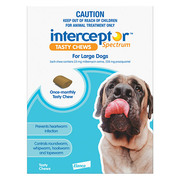 Buy Interceptor Spectrum Tasty Chews For Large Dogs 22 To 45kg (Blue)