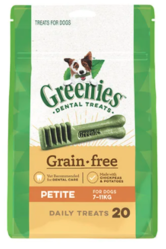 Greenies Grain Free Petite Dog Dental Treats | Free Shipping