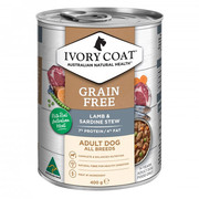 Buy Ivory Coat Dog Adult Grain Free Lamb & Sardine Stew Dog Food