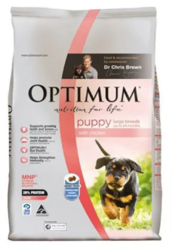 Optimum Puppy Large Breed Chicken Dry Dog Food |Free Shipping