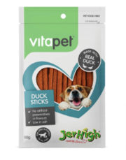Buy VitaPet Duck Sticks 80g Online - VetSupply