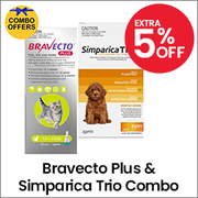Buy Bravecto plus for cats & Simparica Trio for dogs Combo 