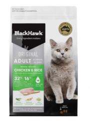 Black Hawk Adult Chicken And Rice Dry Cat Food | VetSupply