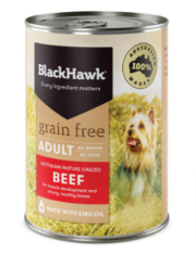Buy Black Hawk Grain Free Beef Adult Canned Wet Dog Food Online