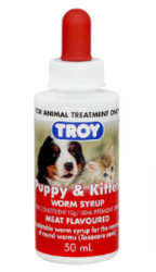 Buy Troy Puppy & Kitten Worming Syrup |Free Shipping
