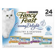 Buy Fancy Feast Cat Adult Creamy Delights Pate Poultry And Grilled Sea