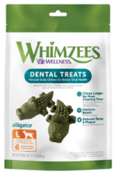 Buy Whimzees Alligator Natural Dental Chews for Dogs | VetSupply