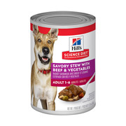 Hill's Science Diet Adult Savory Stew with Beef & Vegetables Dog Food