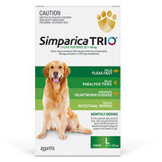 Simparica Trio For Large dogs 20.1-40KG (Green) | VetSupply