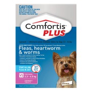 Buy Comfortis Plus for XSmall Dogs 2.3-4.5kg (Pink) 6 Chews Online