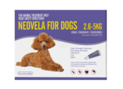 Buy Neovela (Selamectin) Flea and Worming For Dogs 2.5 - 5 Kg Purple