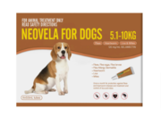 Buy Neovela (Selamectin) Flea and Worming For Dogs 5 - 10 Kg Brown