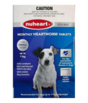 Nuheart For Dogs Generic Heartgard For Small Dogs Up To 11Kg (Blue)
