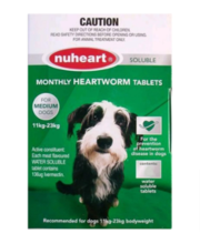 Nuheart For Dogs Generic Heartgard For Medium Dogs 11 To 23Kg
