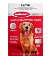 Buy Nuheart For Dogs Generic Heartgard For Large Dogs 23 To 45Kg (Red)