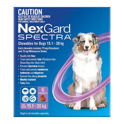 Nexgard Spectra Large Dog - Fleas,  Ticks,  Mites,  Heartworm,  & Worm 