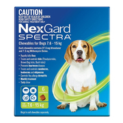 Nexgard Spectra Chewable Tablets For Medium Dogs - Fleas,  Ticks,  Mites