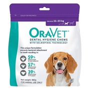 Buy Oravet Dental Chews for Medium Dogs 11-23 kg