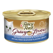 Buy Fancy Feast Cat Adult Gravy Lovers Whitefish & Tuna Online