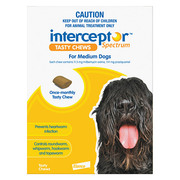 Interceptor Spectrum Yellow For Medium Dogs | Dog Supplies | VetSupply