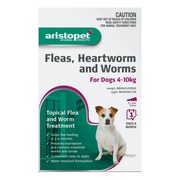 Buy Aristopet Spot-On Treatment for Dogs Upto 4 Kg (Orange) 3 Pack 