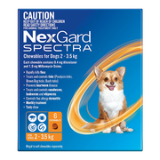 Buy Nexgard Spectra Extra Small Dog - Fleas,  Ticks,  Mites,  Heartworm &