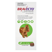 Bravecto For Medium Dogs 10-20Kg (Green) | Dog Supplies | VetSupply