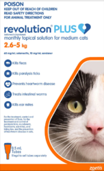 Buy Revolution Plus for Medium Cats 2.5 - 5Kg (Orange) 3 Pack Online