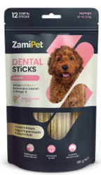 ZamiPet Dental Sticks Puppy Dog Treats |Pet Treats | VetSupply