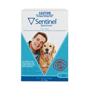 Buy Sentinel Spectrum Tasty Chews For Large Dogs 22 To 45Kg (Blue)