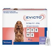 Buy Evicto Spot-on (Selamectin) FOR MEDIUM DOGS 10-20KG (BLUE) 4 Pack 