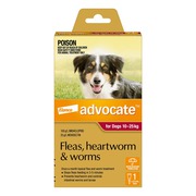 Buy Advocate for Dogs Large Red 10 to 25 Kg 1 Dose Online