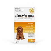 Buy Simparica TRIO for Puppy 1.25-2.5kg (Yellow) 3 Chews Online