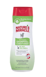 Nature's Miracle Almond Scent Dog Shampoo & Conditioner