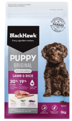 Black Hawk Puppy Original Medium Breed Lamb And Rice Dog Dry Food 