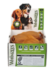 Whimzees Veggie Ear Bulk Box Dog Dental Treats