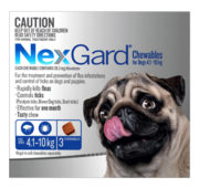 Buy Nexgard Chewables For Small Dogs (4.1 - 10 Kg) Blue Online