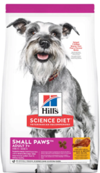 Hill's Science Diet Adult 7+ Small Paws Chicken,  Barley & Rice Dry Dog