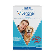 Sentinel Spectrum Tasty Chews For Large Dogs 22 To 45Kg (Blue)