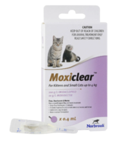 Moxiclear for Kittens and Small Cats Up To 4 kg (Purple) 